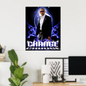 POSTER OBAMA CHANGE (Bureau à domicile)