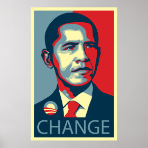 Poster Obama change