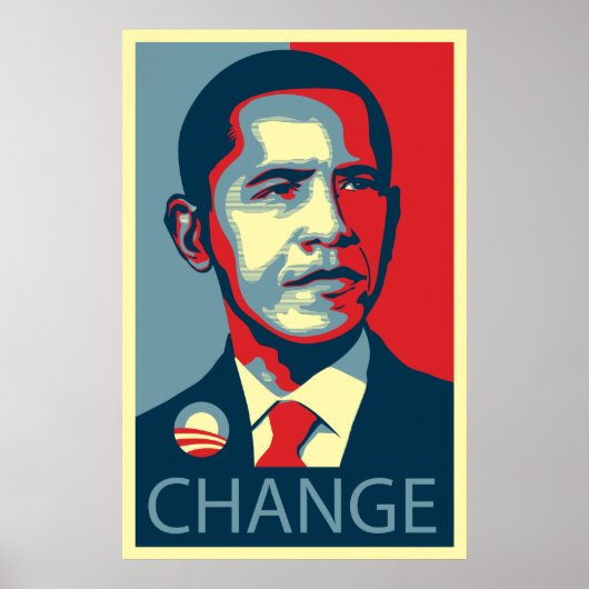 Poster Obama change (Devant)