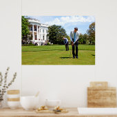 Poster Obama et Biden Doing What They Do Best (Cuisine)