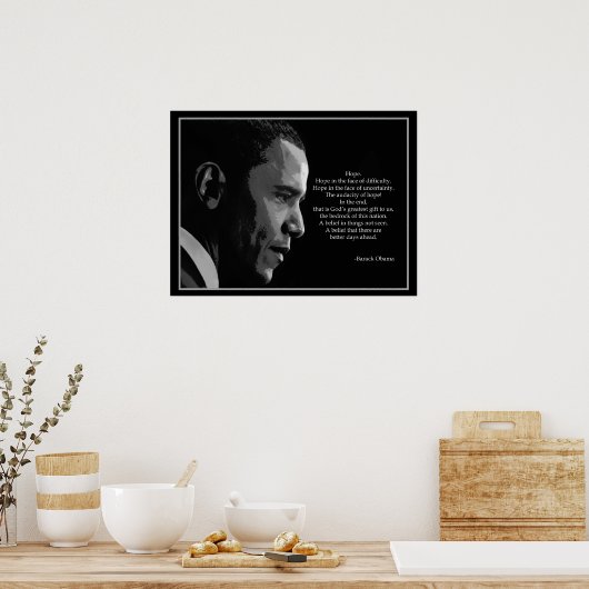 Poster Obama-Hope (Cuisine)