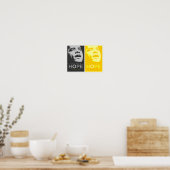 Poster Obama - L'affiche du nouvel espoir noir et or (Cuisine)