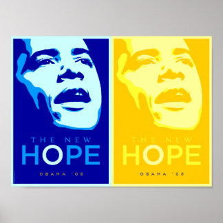 Poster Obama - L'affiche New Hope Blue & Gold