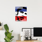 Poster Obama - Le changement est arrivé en Amérique (Bureau à domicile)