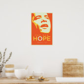Poster OBAMA : Le nouvel Hope_Orange (Cuisine)