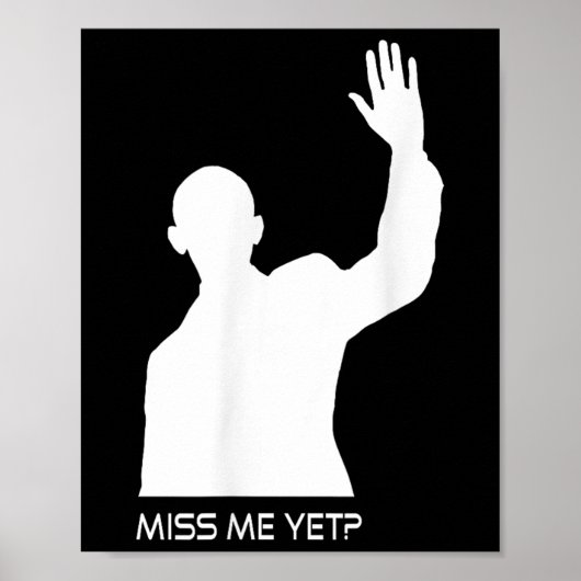 Poster Obama me manque encore drôle (Devant)