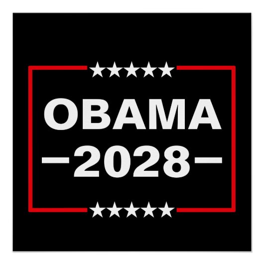 Poster Obama pour le président 2028 (Devant)