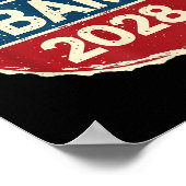 Poster Obama pour le président 2028 Obama 2028 (Coin)
