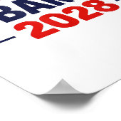 Poster Obama pour le président 2028 Obama 2028 (Coin)