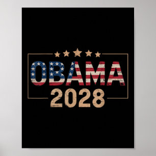 Poster Obama pour le président 2028 Obama 2028 Amaric Vin