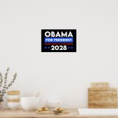 Poster Obama pour le président 2028 redonne aux Etats-Uni (Cuisine)