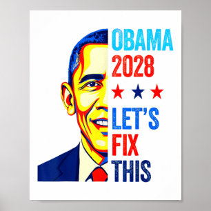 Poster Obama Président Vintage 2028 Obama _2