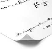 Poster obama, Rosa s'assit, pour que Martin puisse marche (Coin)