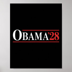 Poster Obama Vintage rétro patriotique 2028