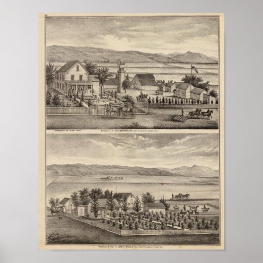 Poster Obermuller, Résidences de Wille (Devant)