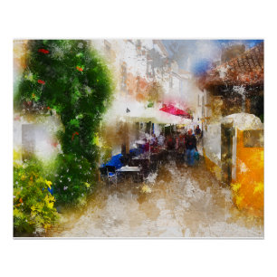 Poster Obidos - Le vrai Portugal