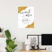 Poster Objectif de l'Affiche de bienvenue Fête des mariée (Bureau à domicile)