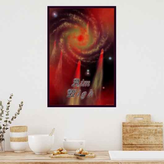 Poster Objectif élevé (Cuisine)