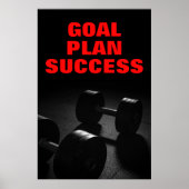 Poster Objectif Plan Réussite Construction corporelle For (Devant)