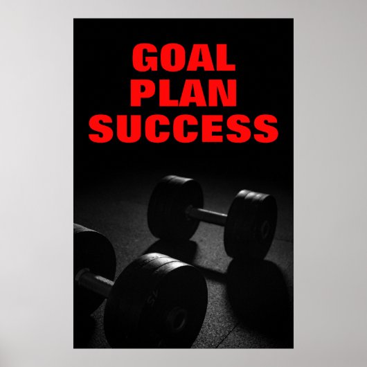 Poster Objectif Plan Réussite Construction corporelle For (Devant)