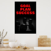 Poster Objectif Plan Réussite Construction corporelle For (Cuisine)