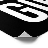 Poster Objectifs de la chasse pas les filles - Gymnase, H (Coin)