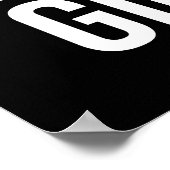 Poster Objectifs de la chasse pas les filles - Gymnase, H (Coin)