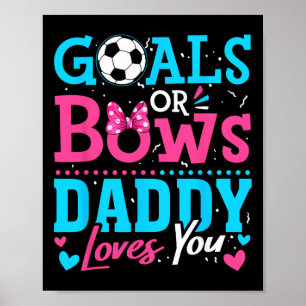 Poster Objectifs de révélation du sexe ou arcs Papa t'aim