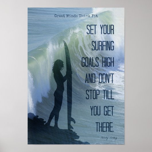 Poster Objectifs de surf ! (Devant)