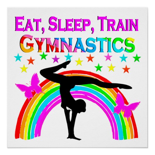 POSTER OBJECTIFS ET RÊVES DE LA GYMNASTIQUE (Devant)