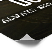 Poster Objectifs - Hustère, Gymnase, Succès - Tiger Motiv (Coin)