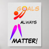Poster Objectifs Motivational Netball Devis (Devant)