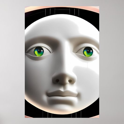 Poster Objet d'amour au visage lunaire (Devant)