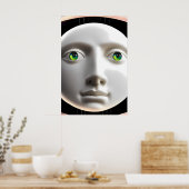 Poster Objet d'amour au visage lunaire (Cuisine)