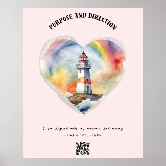 Poster Objet et orientation Affirmation positive (Devant)