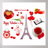 Poster Objet Souvenir Iconique de la Saint-Valentin Roman (Devant)