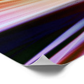 Poster Objets abstraits colorés contre blanc (Coin)