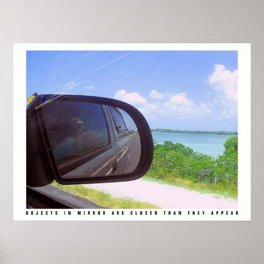 Poster Objets dans le miroir (Devant)
