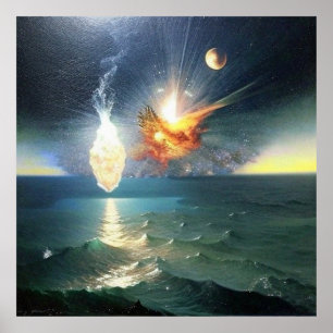 Poster Objets de peinture numérique Abstraits modernes to