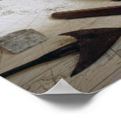 Poster Objets d'un bureau du capitaine du XIXe siècle (Coin)