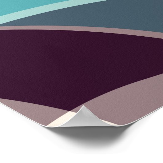 Poster objets géométriques Abstraits graffiti grunge effe (Coin)