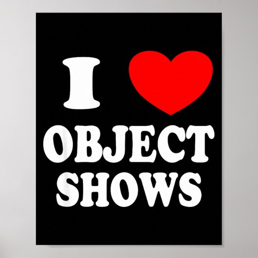 Poster Objets montrant _ drôle d'amour objets montrant de (Devant)