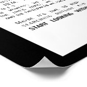 Poster Objets Vs. Intérieur Joignez Un Changement En Pers (Coin)
