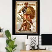 Poster Obligations de guerre des États-Unis Premier Poste (Bureau à domicile)