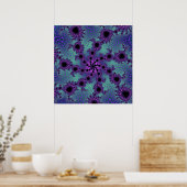 Poster Obliteration Violet (Cuisine)