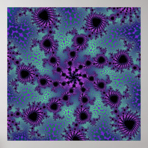 Poster Obliteration Violet
