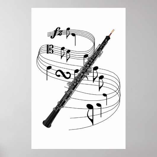 Poster Oboe (Devant)