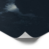 Poster Obscurité et nuages sur les montagnes (Coin)