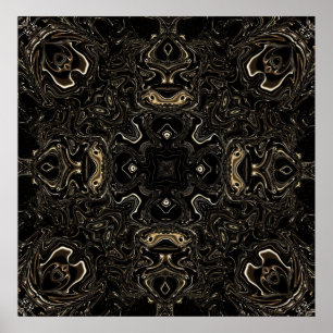 Poster Obscurité Kaleids