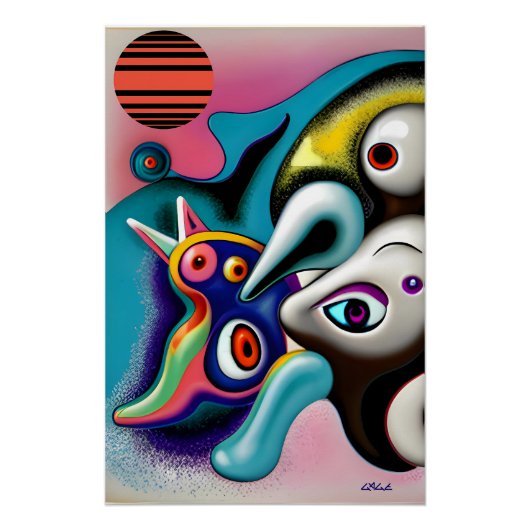 Poster Observation des oiseaux (Devant)